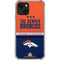 NFL Denver Broncos Super Bowl 50 Champions iPhone 13 Mini Clear Case