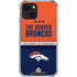 NFL Denver Broncos Super Bowl 50 Champions iPhone 13 Mini Clear Case