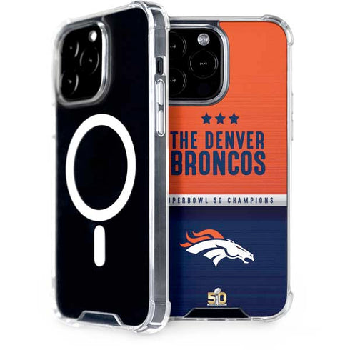 NFL Denver Broncos Super Bowl 50 Champions iPhone 13 Pro Max MagSafe Case
