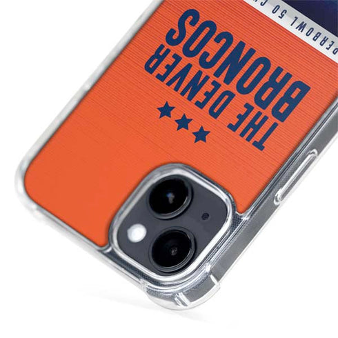 NFL Denver Broncos Super Bowl 50 Champions iPhone 14 Plus MagSafe Case