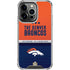 NFL Denver Broncos Super Bowl 50 Champions iPhone 14 Pro Clear Case