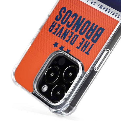 NFL Denver Broncos Super Bowl 50 Champions iPhone 15 Pro Max MagSafe Case