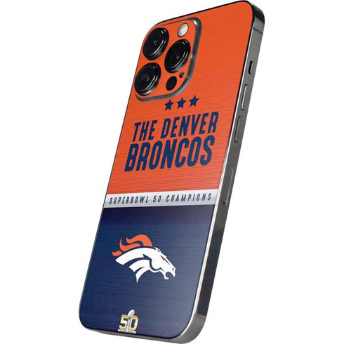 NFL Denver Broncos Super Bowl 50 Champions iPhone 14 Pro Max Skin