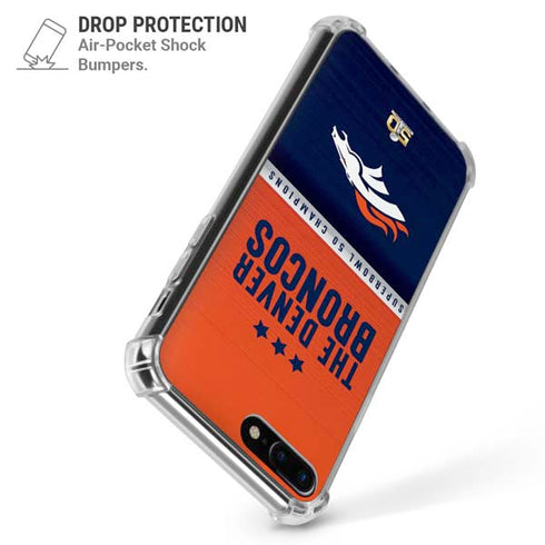 NFL Denver Broncos Super Bowl 50 Champions iPhone 7/8 Plus Clear Case