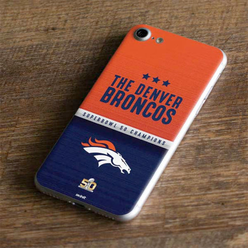 NFL Denver Broncos Super Bowl 50 Champions iPhone 7 Skin