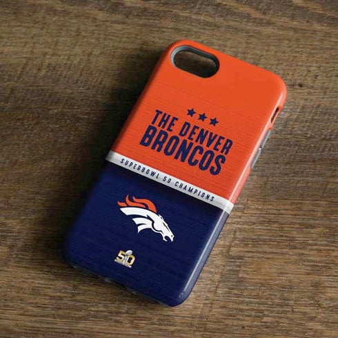 NFL Denver Broncos Super Bowl 50 Champions iPhone 8 Pro Case