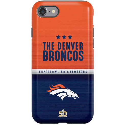 NFL Denver Broncos Super Bowl 50 Champions iPhone SE (2nd & 3rd Gen) Pro Case