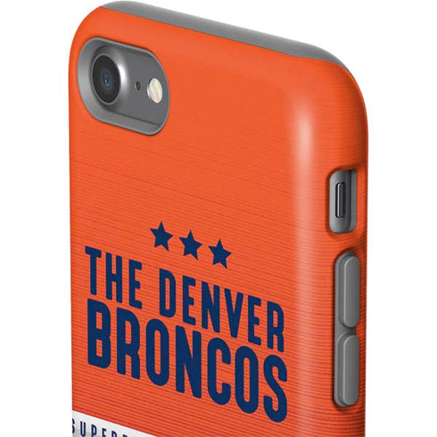 NFL Denver Broncos Super Bowl 50 Champions iPhone SE (2nd & 3rd Gen) Pro Case