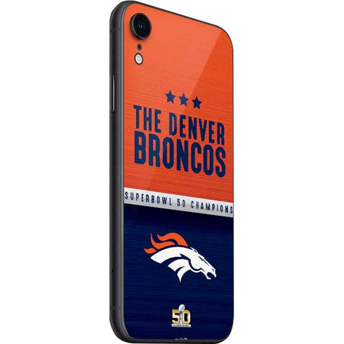 NFL Denver Broncos Super Bowl 50 Champions iPhone SE (2nd & 3rd Gen) Skin