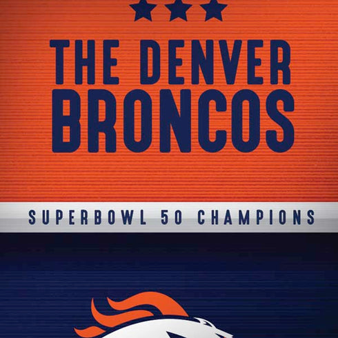NFL Denver Broncos Super Bowl 50 Champions iPhone X Pro Case