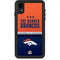 NFL Denver Broncos Super Bowl 50 Champions iPhone XR Waterproof Case