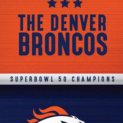 NFL Denver Broncos Super Bowl 50 Champions iPhone XS Pro Case
