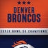 NFL Denver Broncos Super Bowl 50 Champions Moto G6 Skin