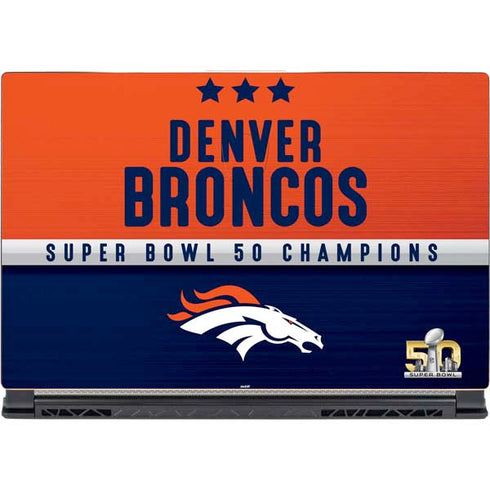 NFL Denver Broncos Super Bowl 50 Champions MSI GS65 Stealth Laptop Skin