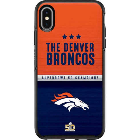 NFL Denver Broncos Super Bowl 50 Champions Otterbox Symmetry iPhone Skin