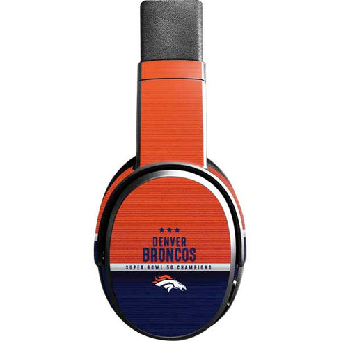 NFL Denver Broncos Super Bowl 50 Champions Skullcandy Crusher Wireless Skin