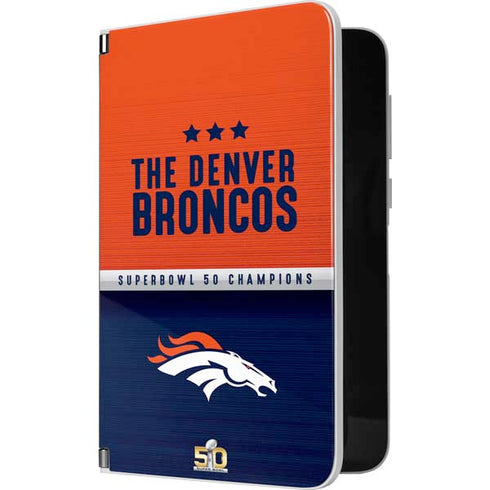 NFL Denver Broncos Super Bowl 50 Champions Surface Duo Skin