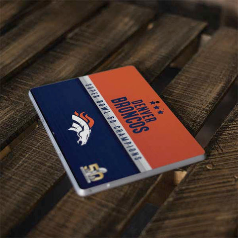 NFL Denver Broncos Super Bowl 50 Champions Surface Go Skin