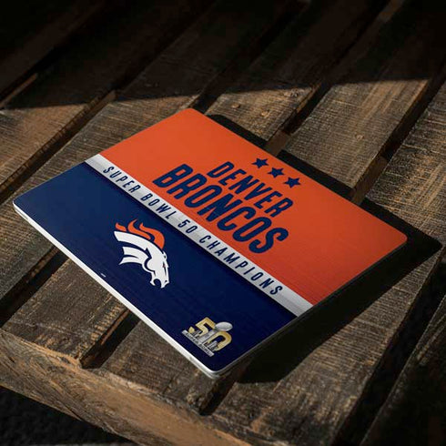 NFL Denver Broncos Super Bowl 50 Champions Surface Laptop 3 13.5in Skin