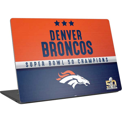 NFL Denver Broncos Super Bowl 50 Champions Surface Laptop 4 15in Skin