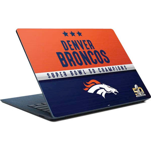NFL Denver Broncos Super Bowl 50 Champions Surface Laptop Skin