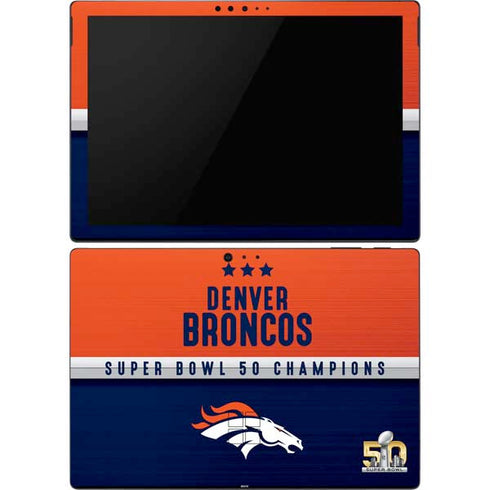 NFL Denver Broncos Super Bowl 50 Champions Surface Pro 6 Skin