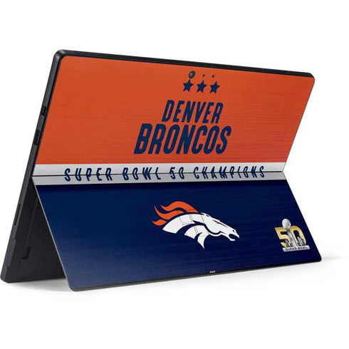 NFL Denver Broncos Super Bowl 50 Champions Surface Pro 6 Skin