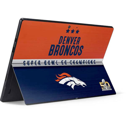 NFL Denver Broncos Super Bowl 50 Champions Surface Pro 7 Skin