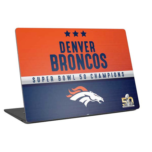 NFL Denver Broncos Super Bowl 50 Champions Universal Laptop 16in (13 x 9.4in) Skin