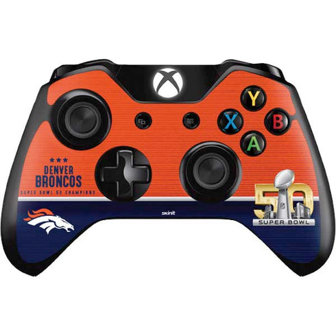 NFL Denver Broncos Super Bowl 50 Champions Xbox One Controller Skin