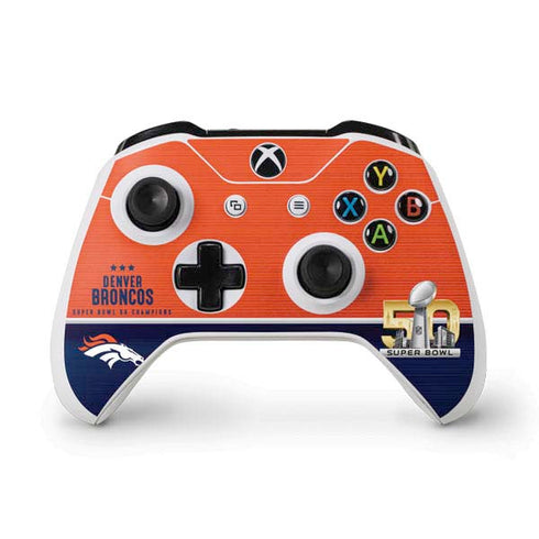 NFL Denver Broncos Super Bowl 50 Champions Xbox One S Controller Skin