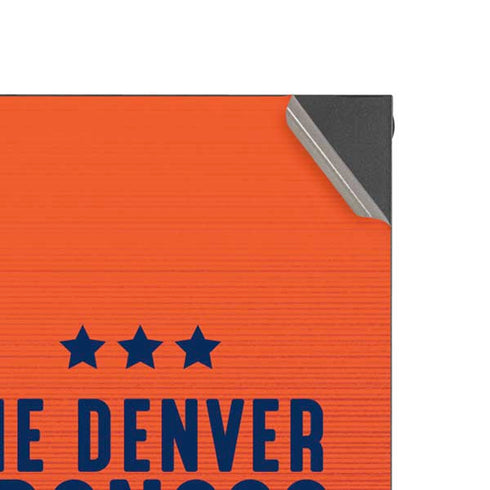 NFL Denver Broncos Super Bowl 50 Champions Xbox Series X Console Skin