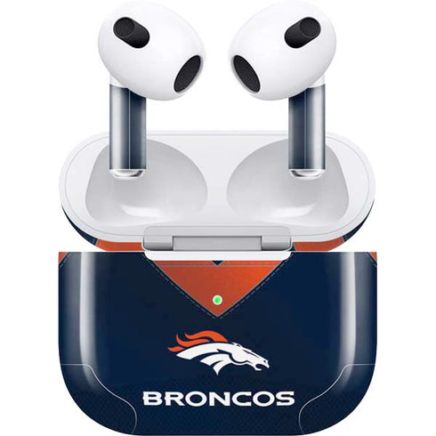 NFL Denver Broncos Team Jersey Apple AirPods (3rd Gen 2021) Skin