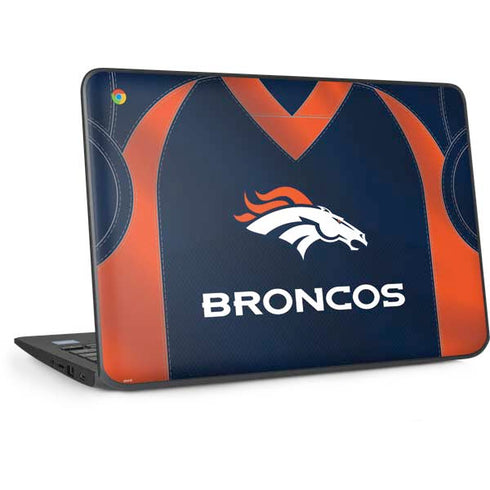 NFL Denver Broncos Team Jersey HP Chromebook Skin