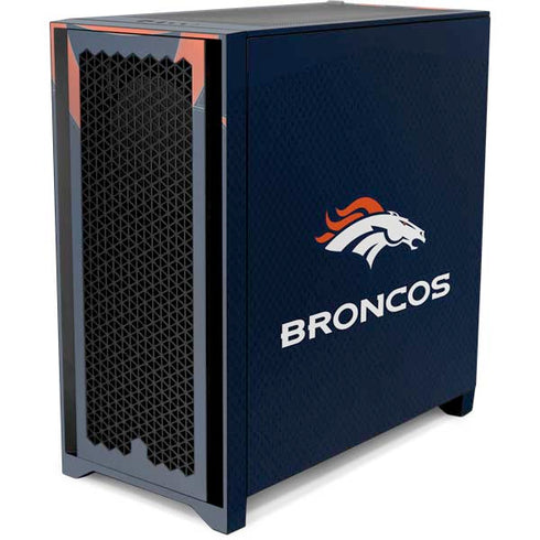 NFL Denver Broncos Team Jersey Corsair 4000D Tempered Glass Mid-Tower ATX Case Skin