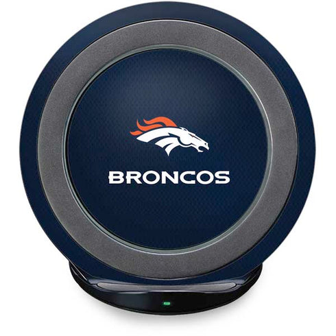 NFL Denver Broncos Team Jersey Fast Charge Wireless Charging Stand Skin
