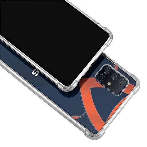 NFL Denver Broncos Team Jersey Galaxy A51 5G Clear Case