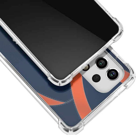 NFL Denver Broncos Team Jersey Galaxy A53 5G Clear Case
