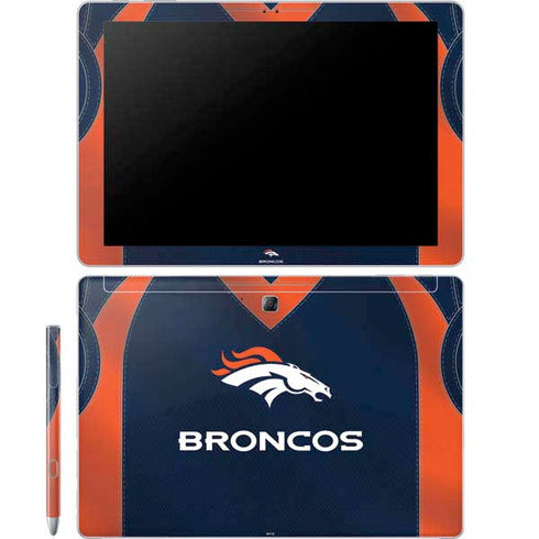 NFL Denver Broncos Team Jersey Galaxy Book 12in Skin
