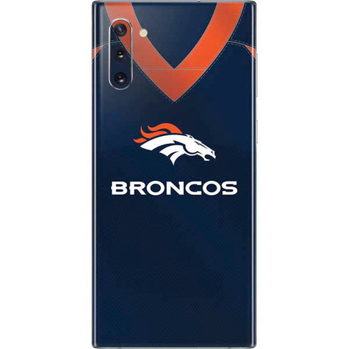 NFL Denver Broncos Team Jersey Galaxy Note 10 Skin