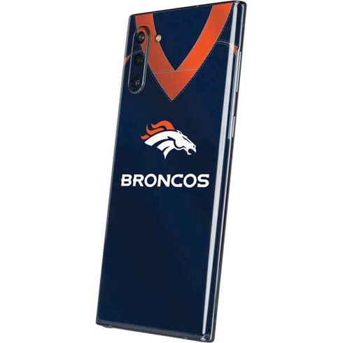 NFL Denver Broncos Team Jersey Galaxy Note 10 Skin