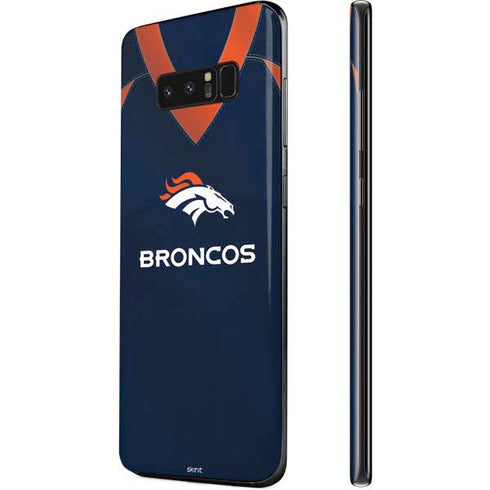 NFL Denver Broncos Team Jersey Galaxy Note 8 Skin