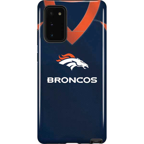 NFL Denver Broncos Team Jersey Galaxy Note20 5G Pro Case