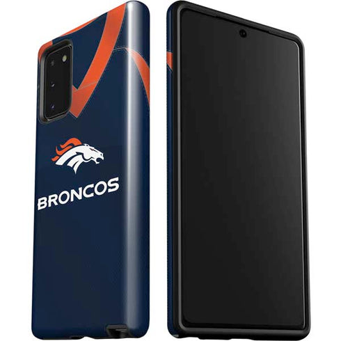 NFL Denver Broncos Team Jersey Galaxy Note20 5G Pro Case