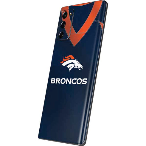 NFL Denver Broncos Team Jersey Galaxy Note20 5G Skin