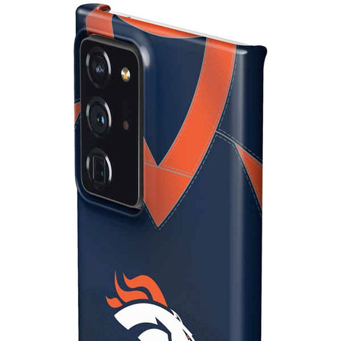 NFL Denver Broncos Team Jersey Galaxy Note20 Ultra 5G Lite Case