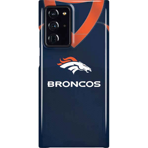 NFL Denver Broncos Team Jersey Galaxy Note20 Ultra 5G Lite Case
