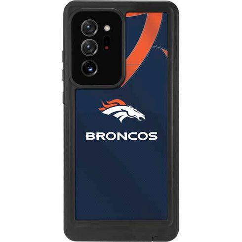 NFL Denver Broncos Team Jersey Galaxy Note20 Ultra 5G Waterproof Case
