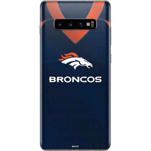 NFL Denver Broncos Team Jersey Galaxy S10 Plus Skin