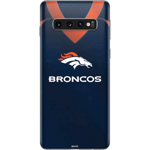 NFL Denver Broncos Team Jersey Galaxy S10 Skin